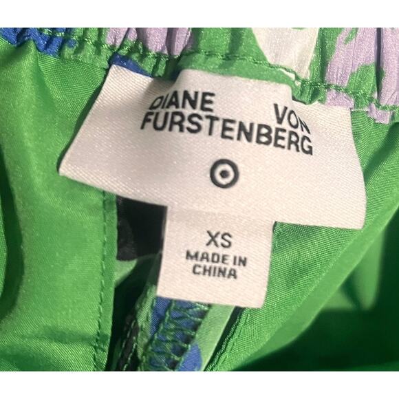 Diane Von Furstenberg for Target Green Dot Cargo Pants Nylon Size XS - Picture 7 of 8